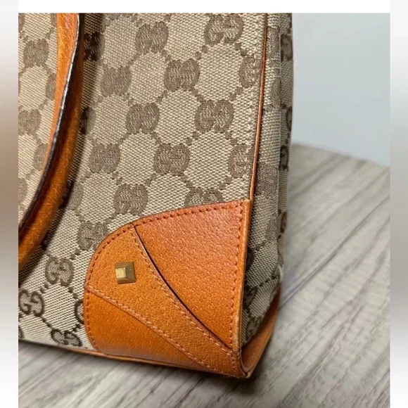 Gucci Tan and Brown Tote Bag - Picture 11 of 13